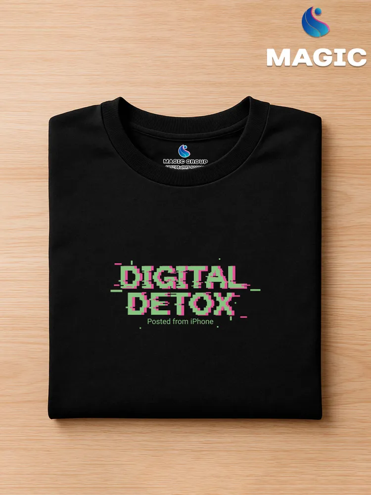 Футболка с принтом Digital Detox — фото 3