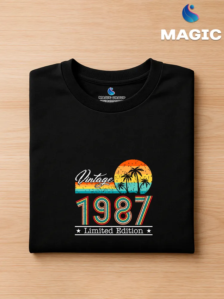 Футболка хлопковая Vintage 1987 Limited Edition — фото 2