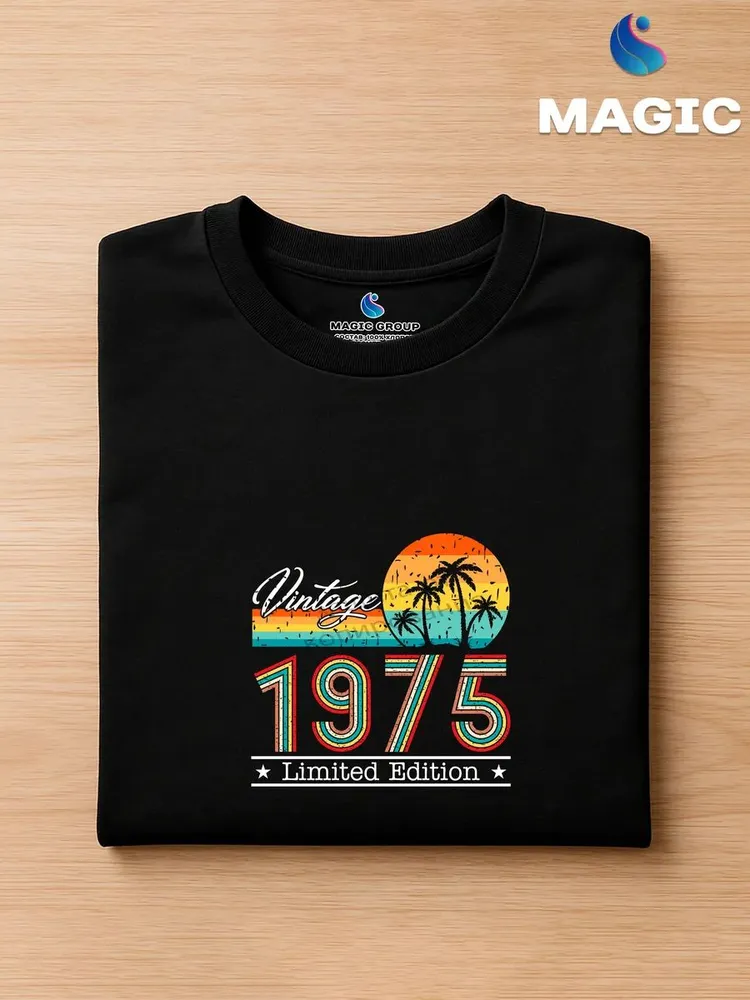 Футболка хлопковая Vintage 1975 Limited Edition — фото 3