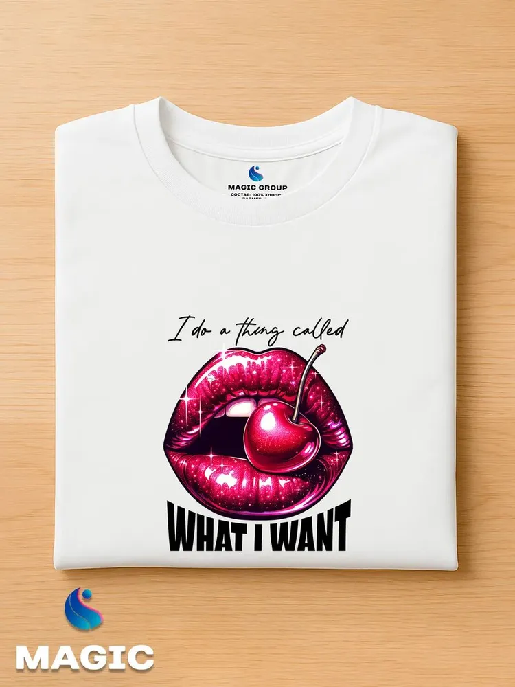 Футболка с губами Sassy Lips — фото 4