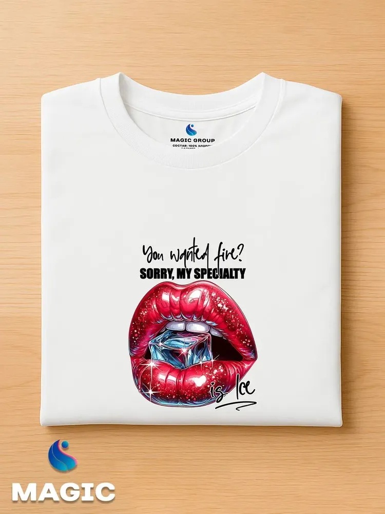 Футболка с губами Sassy Lips — фото 4