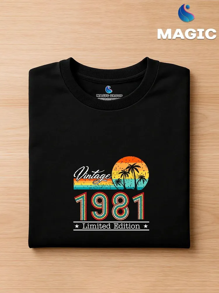 Футболка хлопковая Vintage 1981 Limited Edition — фото 3