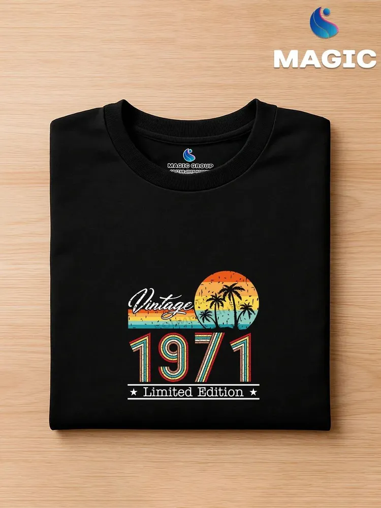Футболка хлопковая Vintage 1971 Limited Edition — фото 3