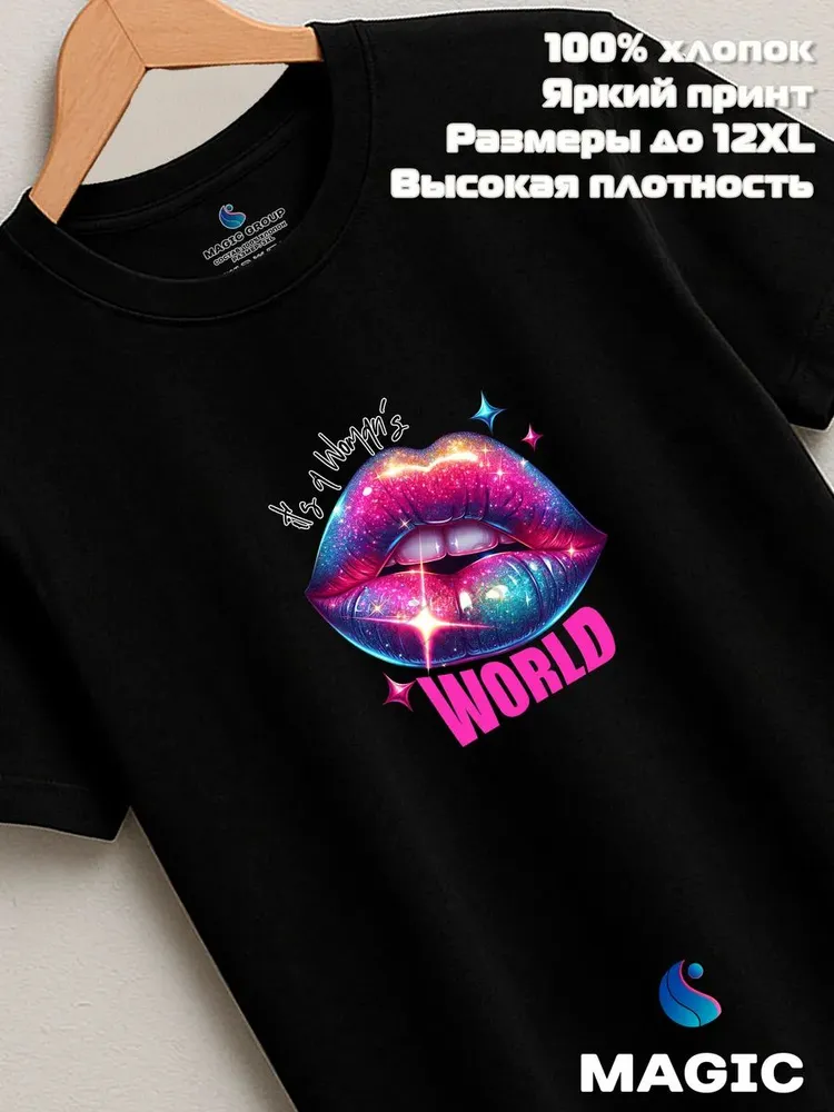 Футболка с губами Sassy Lips