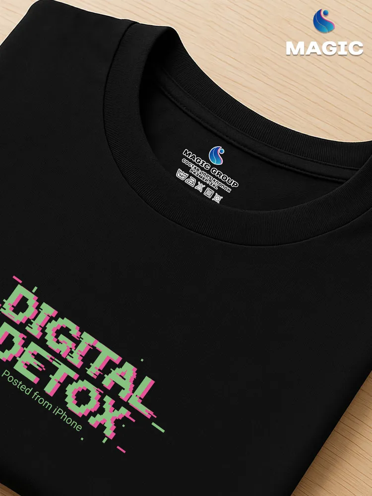 Футболка с принтом Digital Detox — фото 4