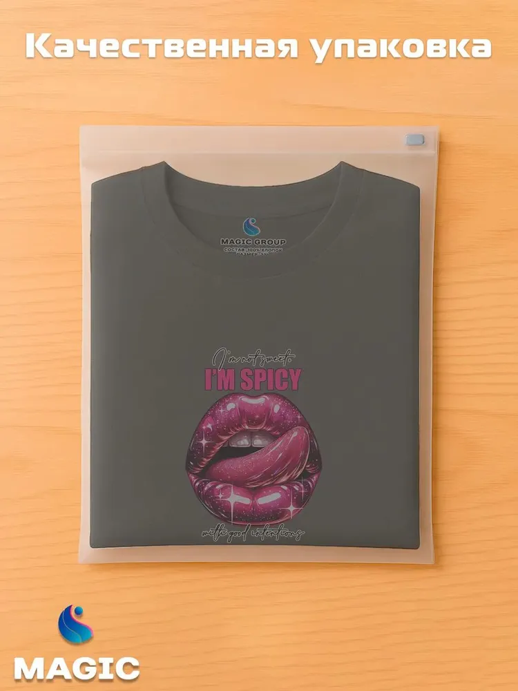 Футболка с губами Sassy Lips — фото 5