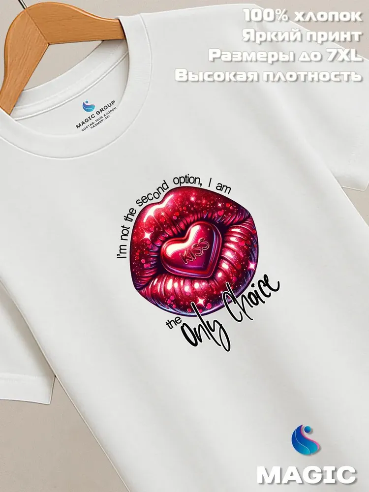 Футболка с губами Sassy Lips