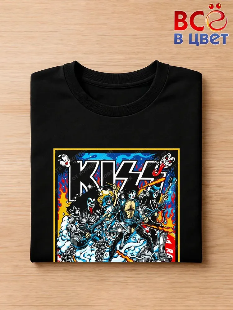 Футболка Kiss Chicago 1977 — фото 3