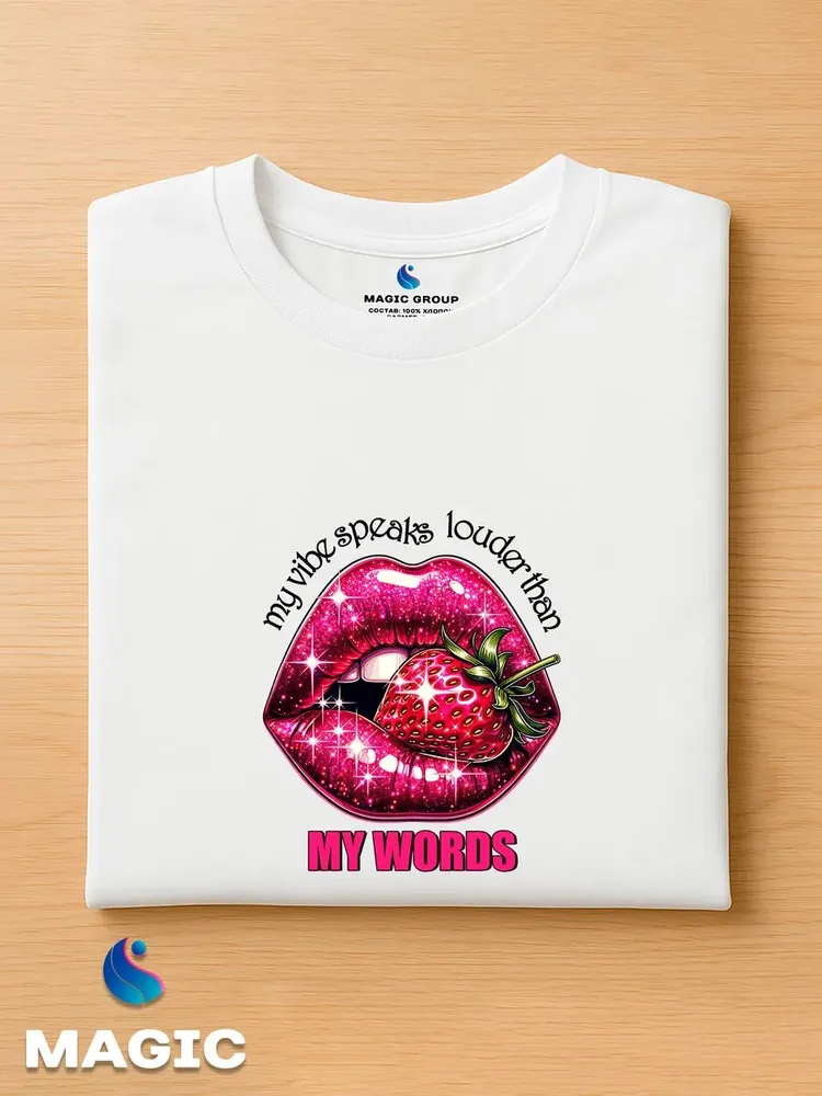 Футболка с губами Sassy Lips — фото 4