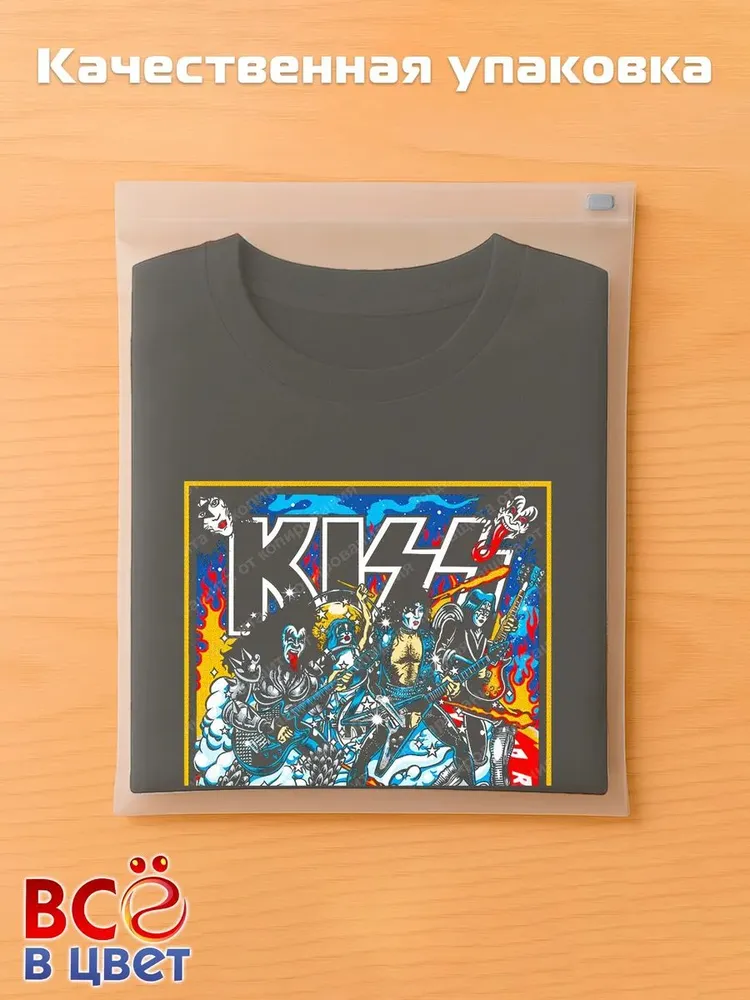 Футболка Kiss Chicago 1977 — фото 5