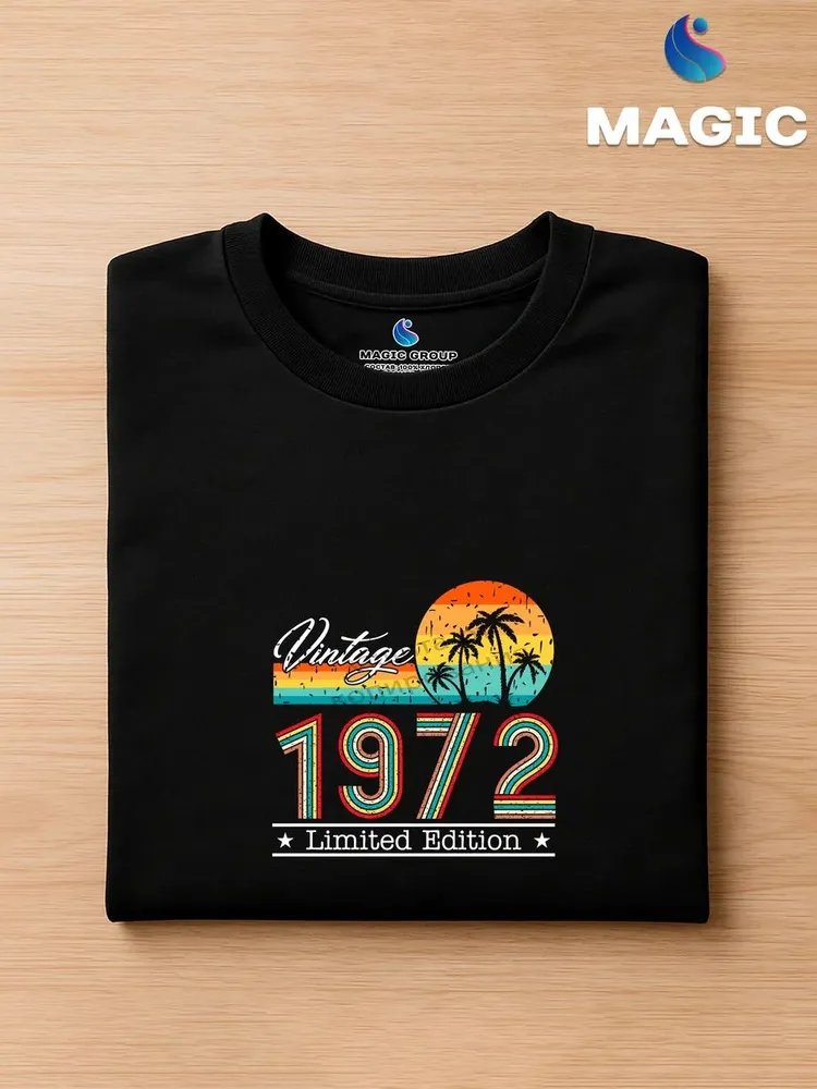 Футболка хлопковая Vintage 1972 Limited Edition — фото 3