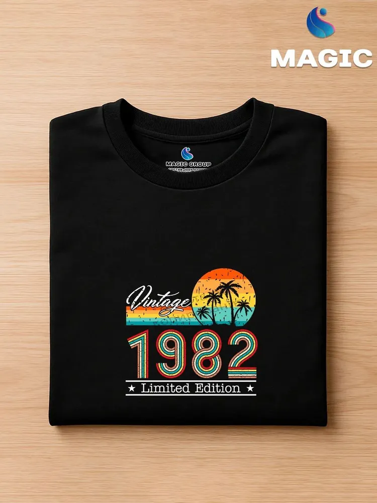 Футболка хлопковая Vintage 1982 Limited Edition — фото 3