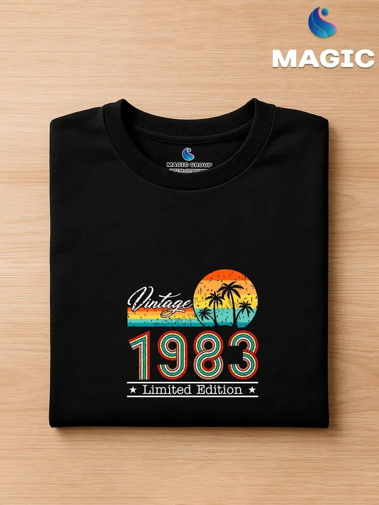 Футболка хлопковая Vintage 1983 Limited Edition — фото 3